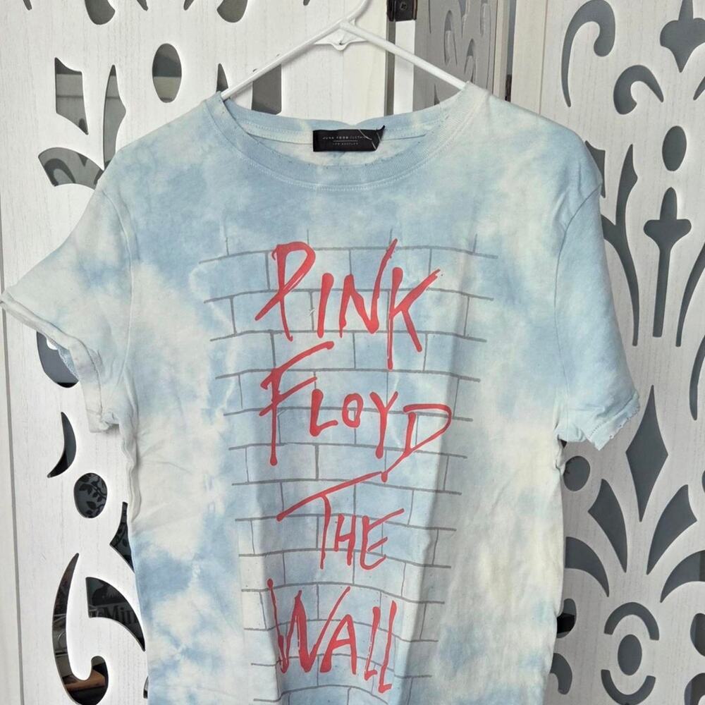 Pink Floyd The Wall blue tie dye vintage style nwt size small